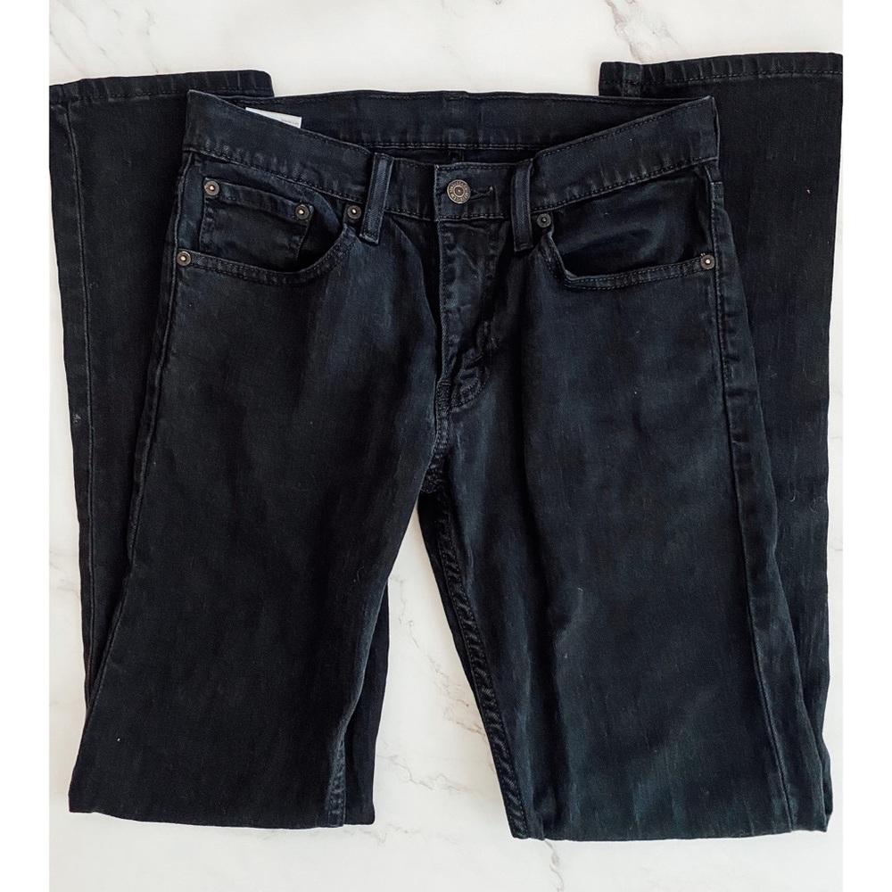 Levi’s // 511 Slim Fit Low Rise Black Rinse Jeans
